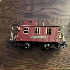Denver Express Train Engine 1987 by New Bright D&W RR Toy Locomotive